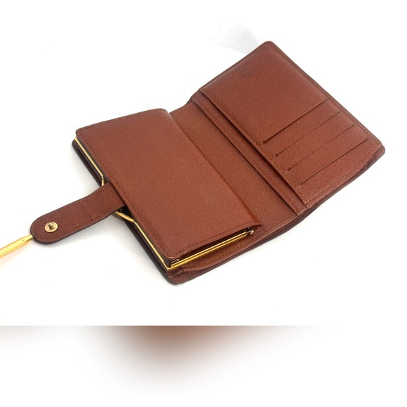 Louis Vuitton Monogram Kiss Lock wallet authentic good condition CA0090 - Picture 6 of 15